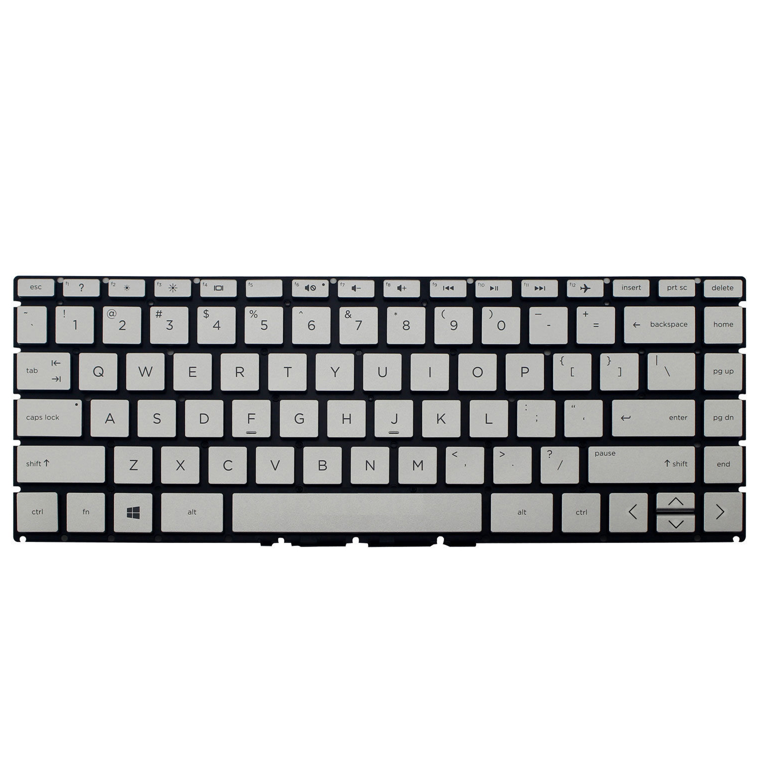 English keyboard for HP Pavilion 14-cd1005ng Silver