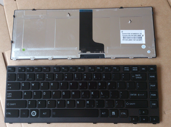 Laptop us keyboard for Toshiba Satellite P740 P740D - Click Image to Close