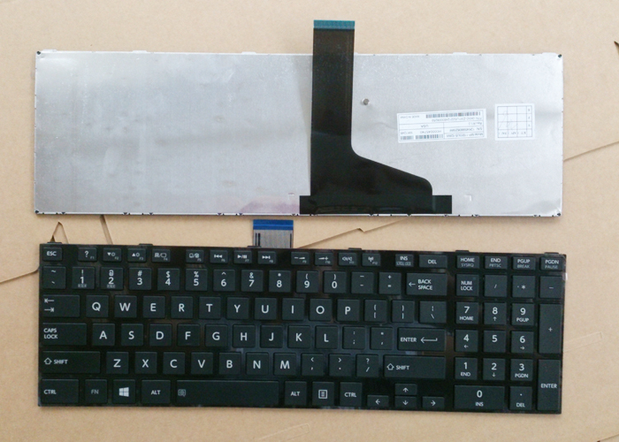 Laptop US keyboard for Toshiba Satellite C870 C870D - Click Image to Close