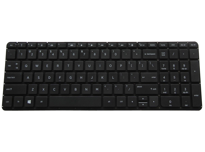 Laptop us keyboard for HP envy 17-k250ca