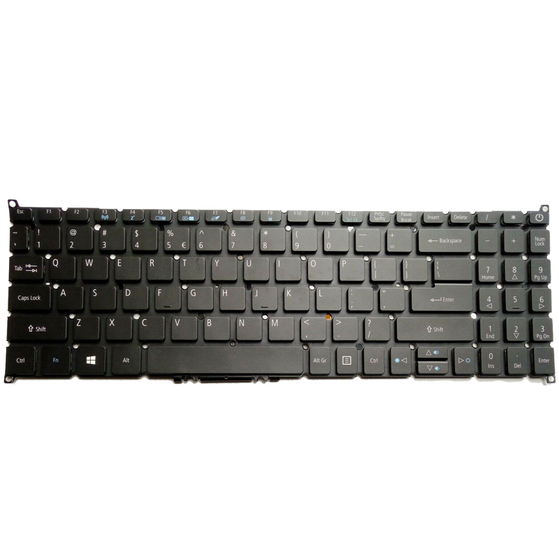 English keyboard for Acer Aspire A715-74G-743J A715-74G-753C