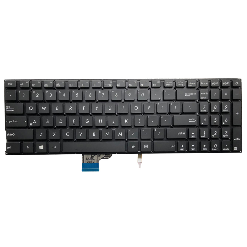 English keyboard for Asus V510UQ - Click Image to Close