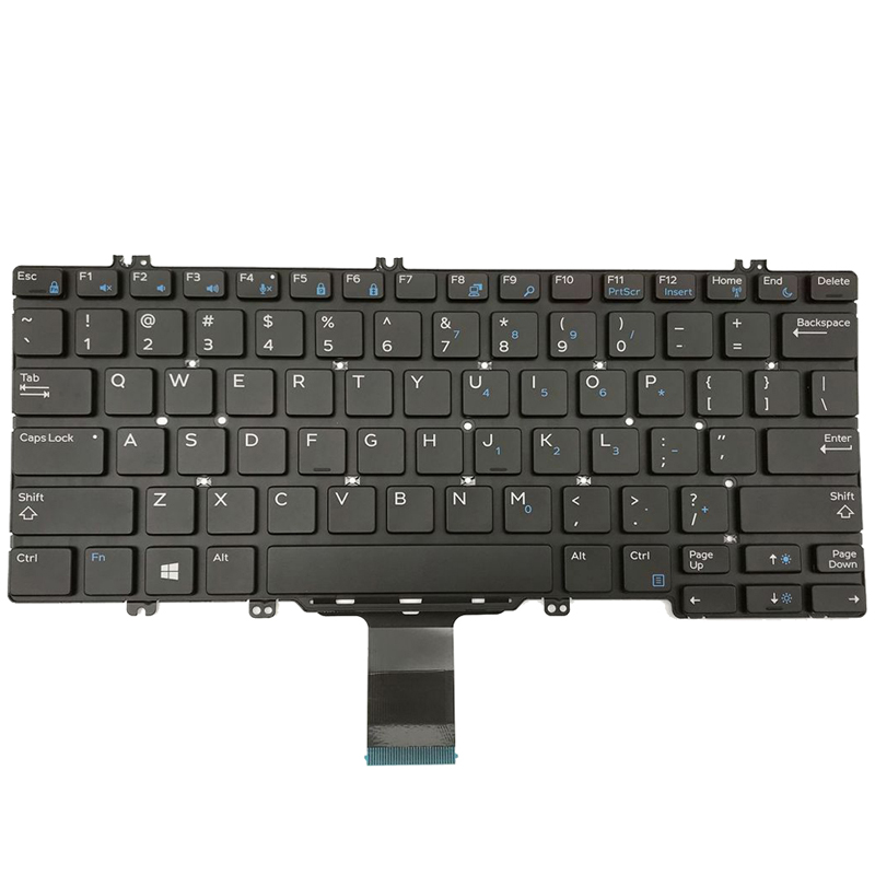 English keyboard for DELL Latitude 5280 - Click Image to Close