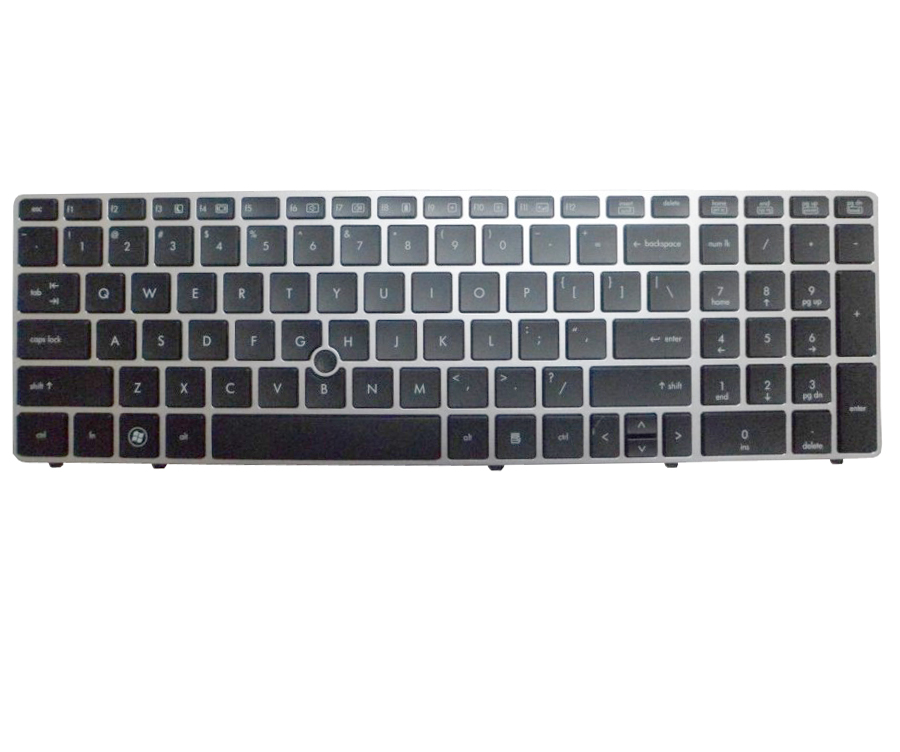 Laptop us keyboard for HP EliteBook 8570p