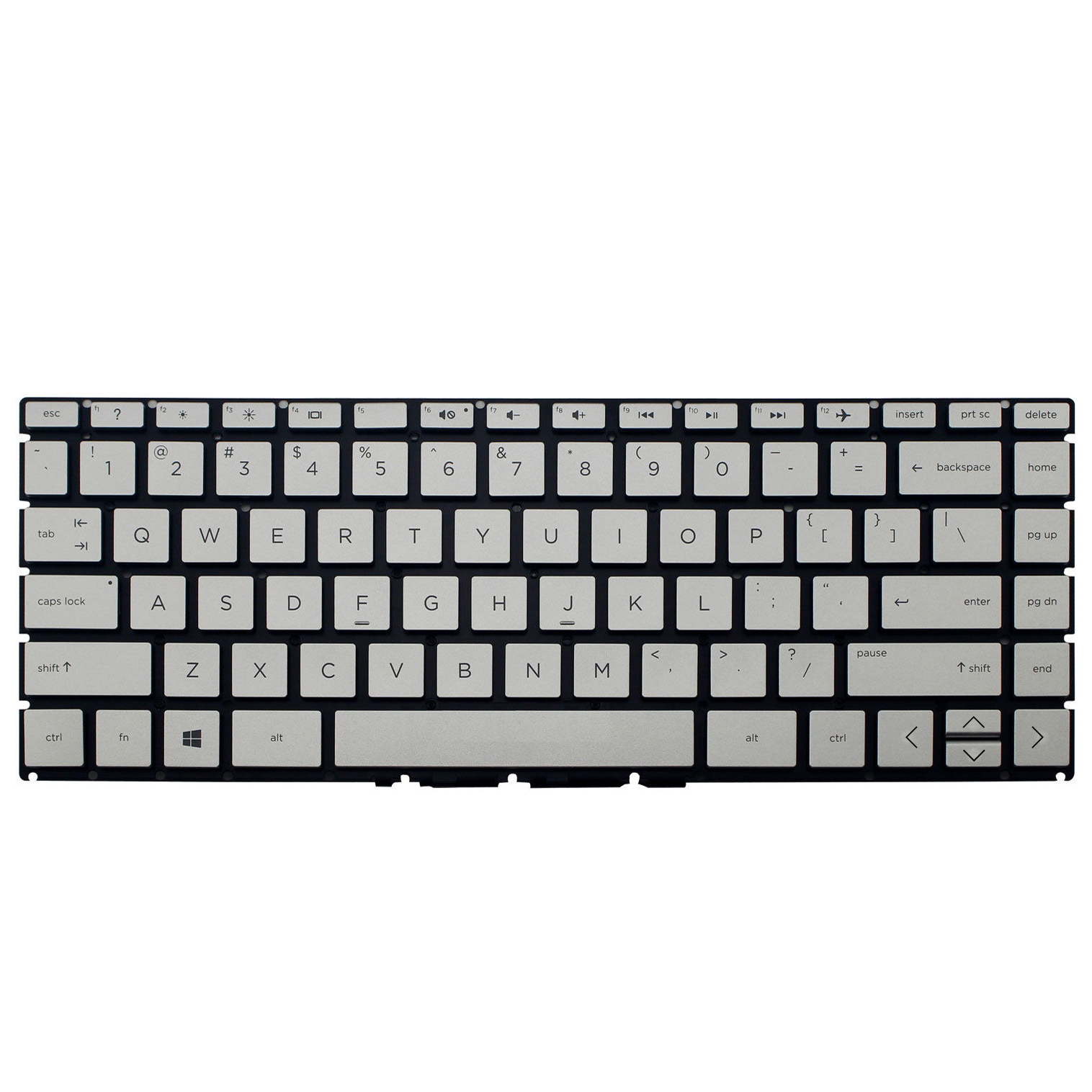 English keyboard for HP Pavilion 14-cd0104ng Silver