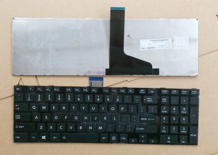 Laptop US keyboard for Toshiba Satellite C850 C850D - Click Image to Close