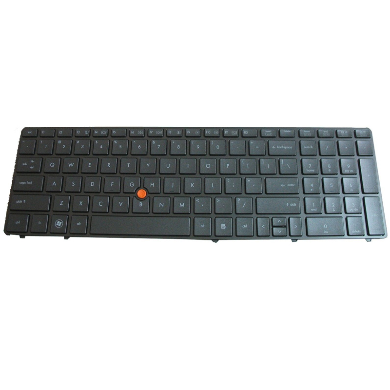 Laptop us keyboard for HP EliteBook 8560w - Click Image to Close